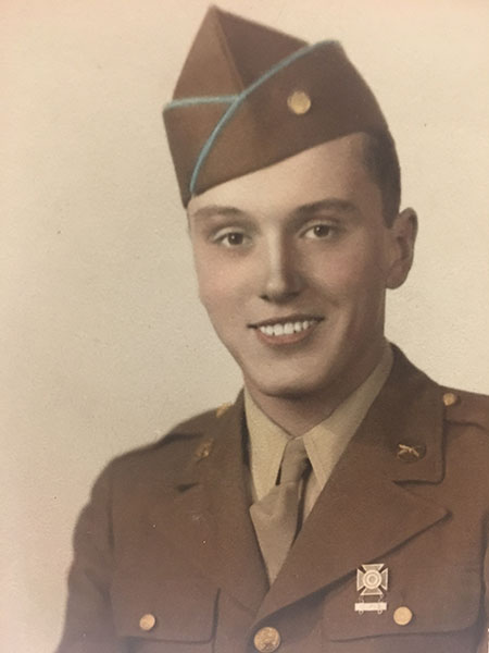 Burnie Sutter's WWII Army Photo